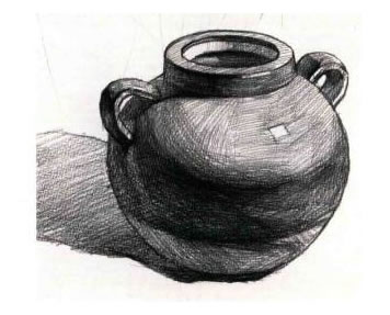 双耳陶罐素描作画步骤04
