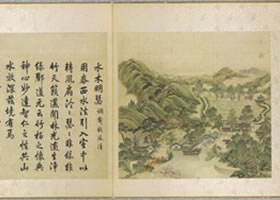 圆明园《水木明瑟》图