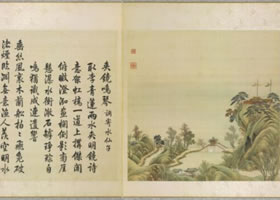 圆明园《夹镜鸣琴》图