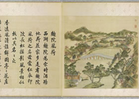 圆明园《曲院风荷》图
