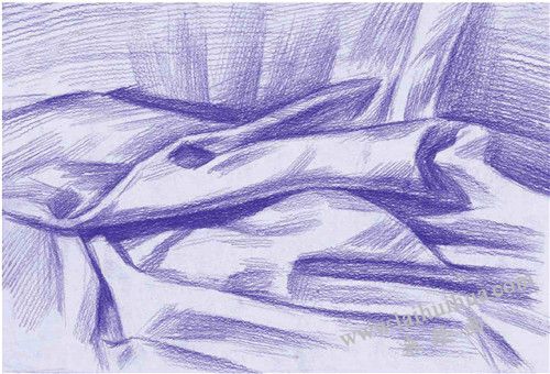 《衬布》素描写生步骤03