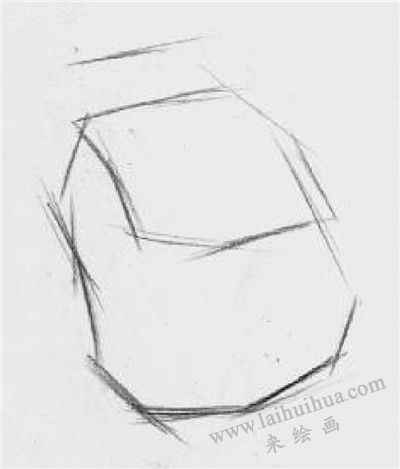 书包素描画法步骤01