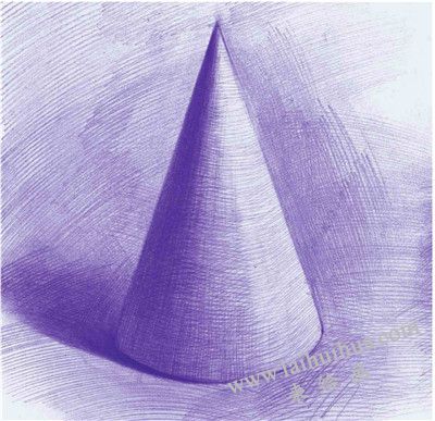 圆锥体素描明暗画法