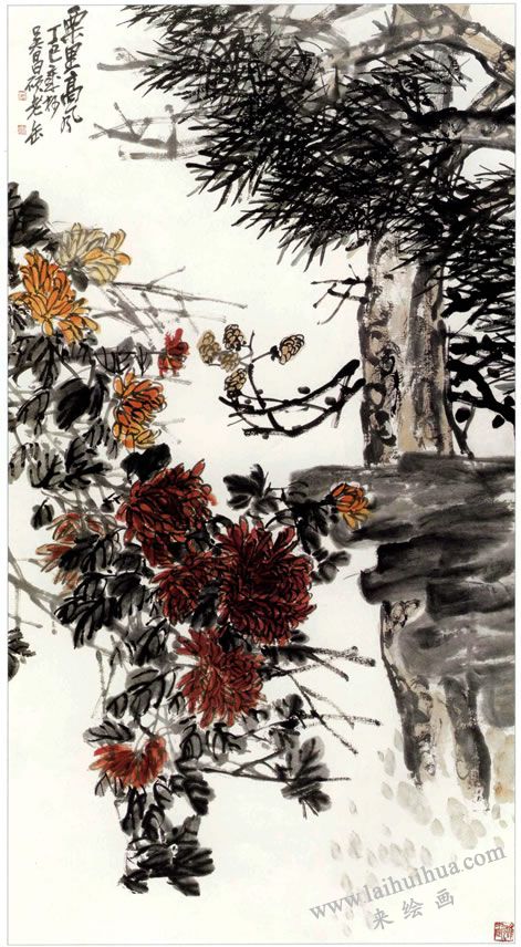 栗里高风，吴昌硕