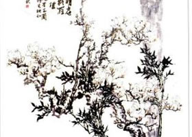 国画玉兰的画法