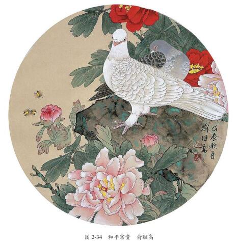国画白色禽鸟着色方法