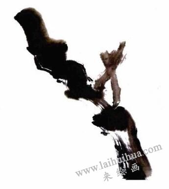 国画梅花的画法步骤01