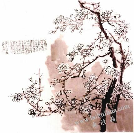 国画梅花的画法步骤05
