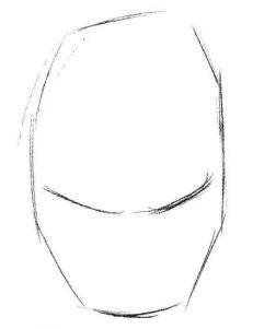 小盆栽雏菊素描画法步骤01