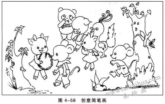 创意简笔画的画法