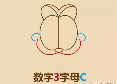 加菲猫头像简笔画画法步骤04