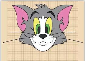 汤姆猫简笔画