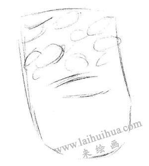 铜钱草素描画法步骤01