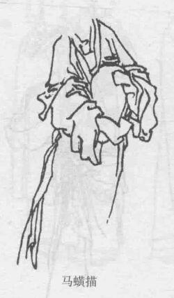 马蟥描，十八描图例