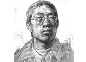 山东青年头像素描步骤
