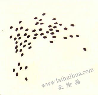 小蝌蚪儿童水墨画画法步骤01