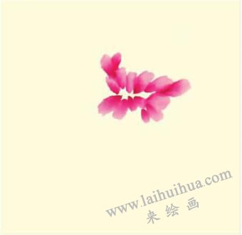 牡丹儿童水墨画画法步骤01