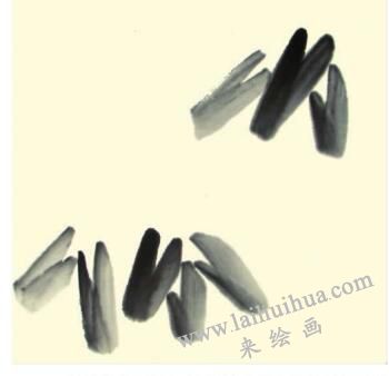 枇杷儿童水墨画画法步骤01