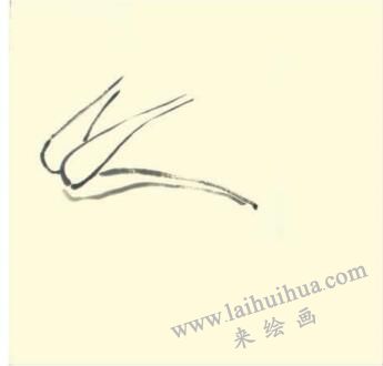 蔬果儿童水墨画画法步骤01