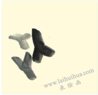 慈姑儿童水墨画画法步骤01