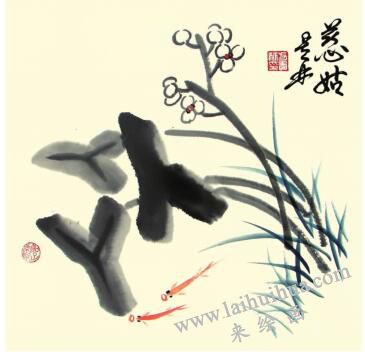 慈姑儿童水墨画画法步骤05