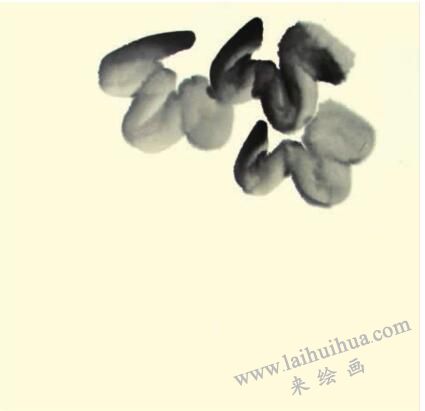 黄瓜儿童水墨画画法步骤01