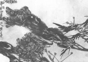 水墨画技法之冲线法
