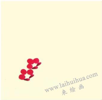 茶花儿童水墨画画法步骤01