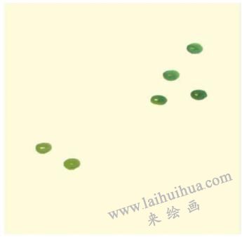 小黄菊儿童水墨画画法步骤01