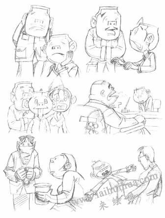 动画素描与传统素描的区别03