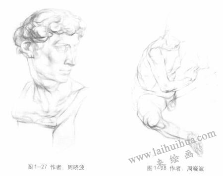 传统素描的造型方法：结构式