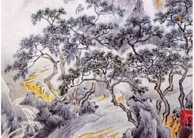 青绿山水画的临摹创作方法