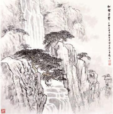 柏树的画法