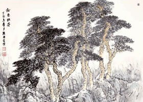 松树的技法与解析
