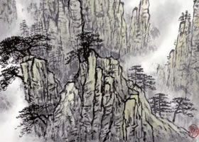 湿画法画云的技法解析