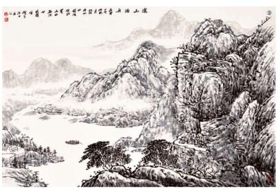 积墨山水画的画法步骤三
