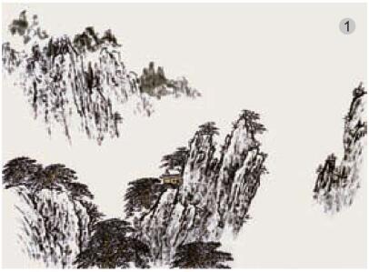 湿画法画云步骤01