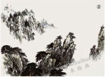 湿画法画云步骤02