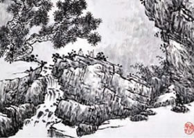 水墨山水画积染法