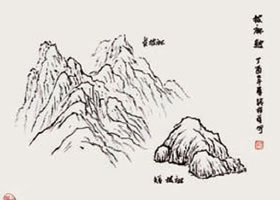 山石的皴法之披麻皴