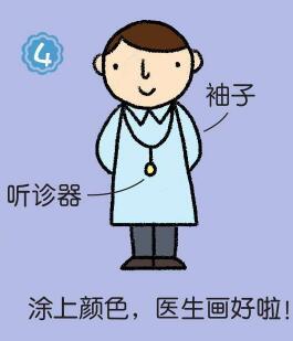 医生简笔画画法步骤04