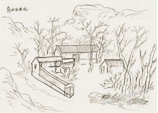 《蓟北秋色》山水画画法步骤02