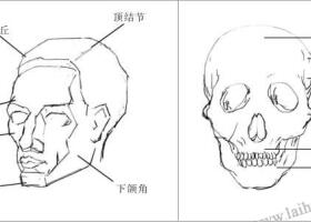 人物头部素描画法