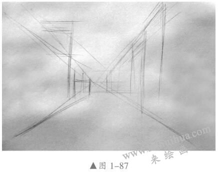 素描风景画的作画步骤01