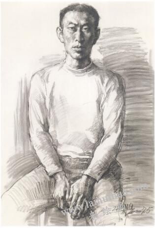 男青年像素描作画步骤04
