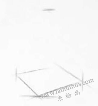 四棱锥体的素描画法02
