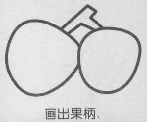 荔枝简笔画画法步骤03