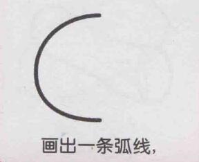 橘子简笔画画法步骤01