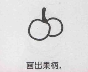 杨梅简笔画画法步骤03