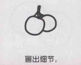 杨梅简笔画画法步骤04